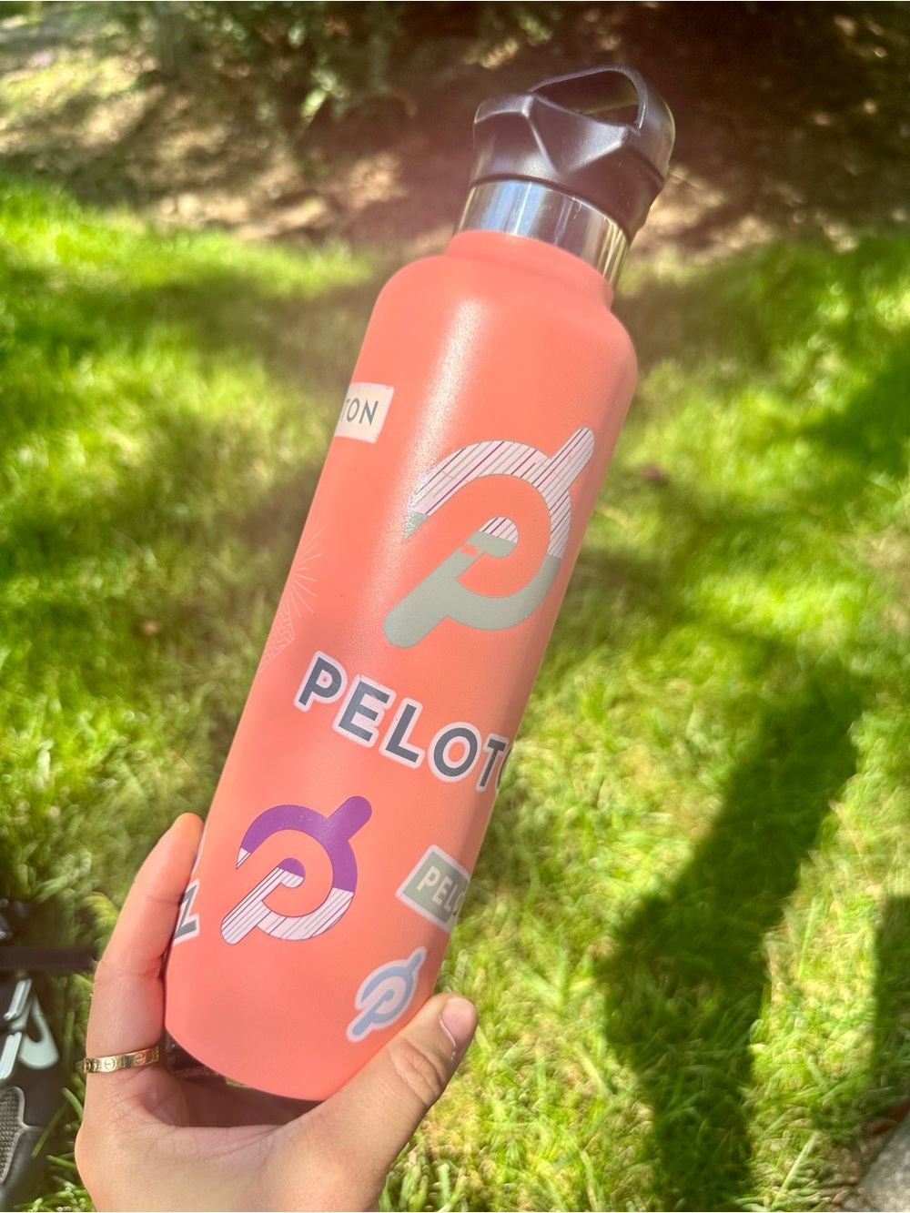 Peloton United Ascent H2Go 24oz Stainless Steel Water Bottle Orange